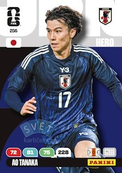 Ao Tanaka Japan Panini FIFA World Cup 2026 Adrenalyn XL #256